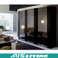 Modern Sliding Wardrobe Furniture with Mirror (AIS-W359)